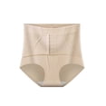 thumbnail image 3 of HVOBTTY Women's Briefs High Waist Adjustable Button Waist Control Soft Shaping Hip Lining Base Underwear, 3 of 5