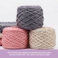 thumbnail image 6 of Knitting Yarn Ball Multi-strand Soft Yarns Scarf Cardigan Hand-knitted Thread Woven Supplies, Light Heather Grey, 6 of 10