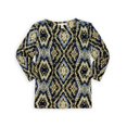 thumbnail image 1 of Blusa sin mangas JM Collection Mujer Estampado múltiple Azul PM, 1 of 2