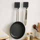 thumbnail image 1 of Gancho de acero inoxidable para ropa, cocina, baño, toallero, pared colgante, sin perforación, negro (2 pack, adhesivo 3M), 1 of 6