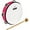 Strawberry Pink, variant on Nino ABS 8" Tambourine Yellow