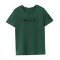 thumbnail image 3 of Camiseta para mujer Suave Trajes de moda Cómodo Clásico Manga Corta Top para M, 3 of 7