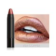 thumbnail image 2 of Lápiz labial de maquillaje de larga duración para mujer, lápiz labial cosmético de color metálico, n.° 24, 2 of 4