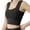 Black, variant on Sports Bra for Women Yoga Bra for Workout Seamless Workout Top Comfort Fitness Apparel with Stylish Design for Watermelon Red S