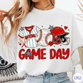 thumbnail image 1 of T-Shirt Graphique de Sport Baseball Jour de Match Maman Batteuse, 1 of 4