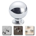 thumbnail image 6 of WHAMVOX Brass Cabinet Knob Silver Drawer Handle for Furniture Decor Multipurpose Durable Elegant Design, 6 of 8
