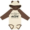 thumbnail image 3 of Inktastic Yeah My Great Grandma is Pretty Awesome Boys or Girls Long Sleeve Baby Bodysuit, 3 of 5