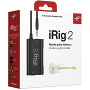 IK Multimedia iRig 2 Guitar Interface Adaptor for iPhone, iPod Touch & iPad (IP-IRIG2-PLG-IN)