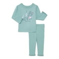 thumbnail image 3 of Garanimals Baby Girls Bodysuit, Graphic Tees, and Leggings Set, 6-Pieces, Sizes 0M-24M, 3 of 4