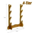 thumbnail image 1 of 1/2/3/4 Tier Wall Mount Katana Samurai Sword Holder Display Rack Hanger Bracket, 1 of 5