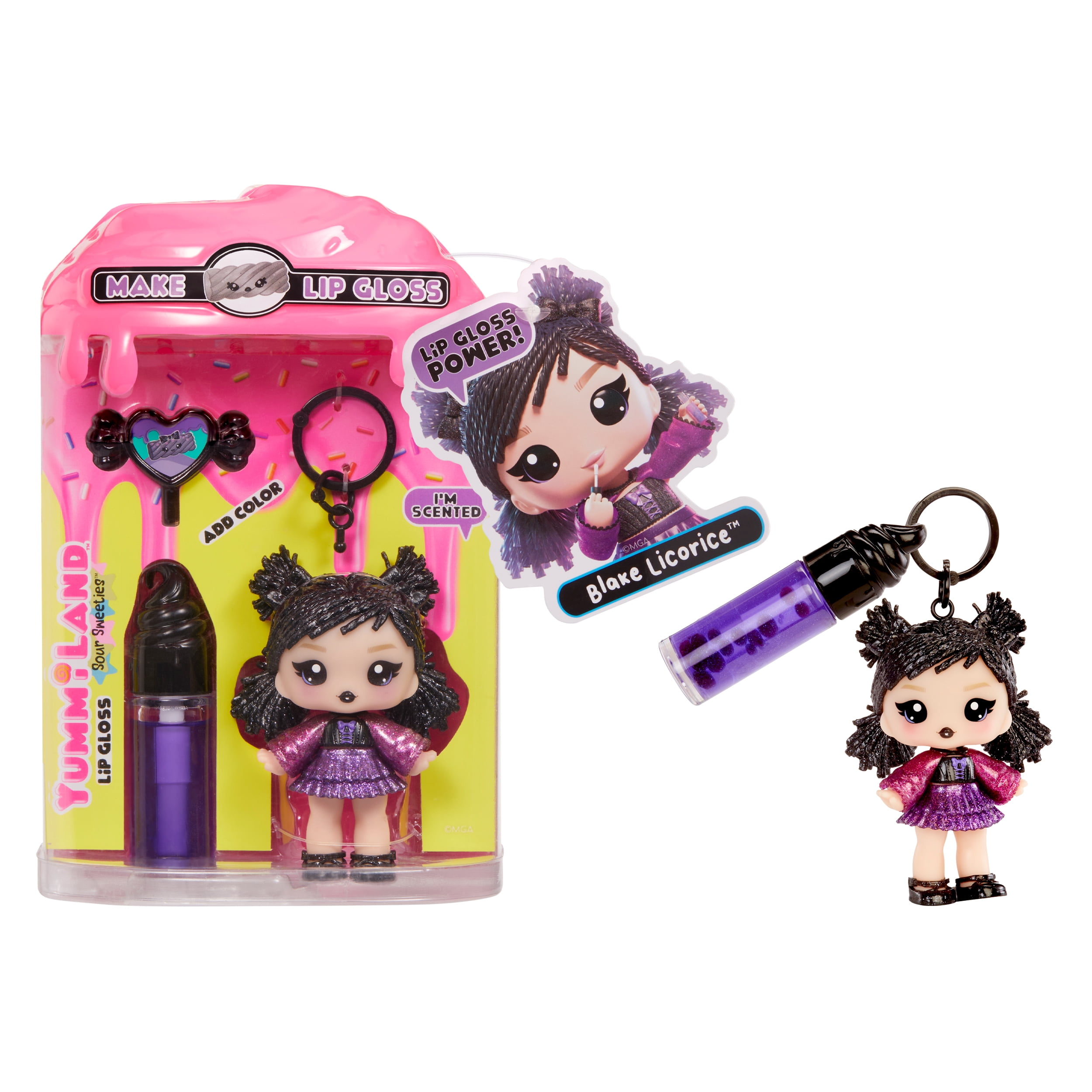Yummiland Lip Gloss Doll Sour Sweeties - Blake Licorice