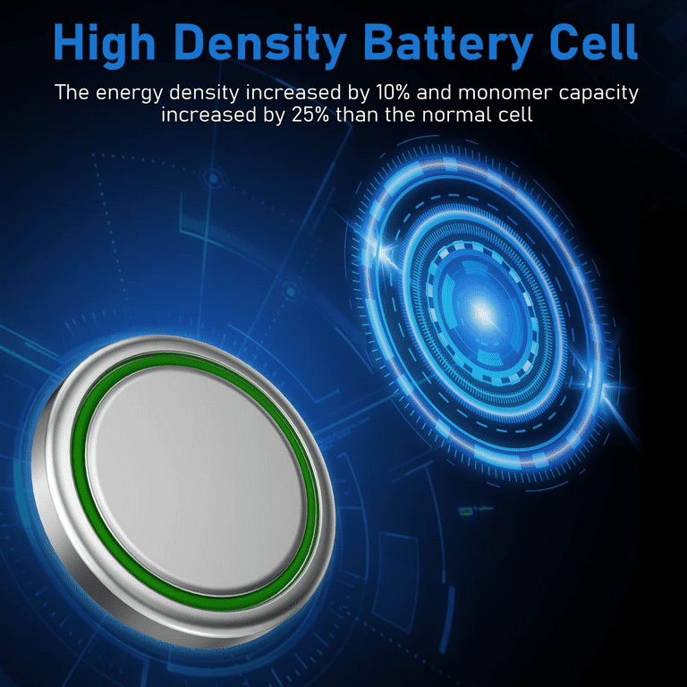LR1130 AG10 Battery 1.5V Long-Lasting Alkaline Button Cell Batteries【5-Year  Warranty】 (10 Pack)