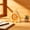 Yellow, variant on Ohmyroo Triangular Cheese Shaped Mini Fan USB Rechargeable 3 Speeds Personal Cooling Fan for Home Office Travel