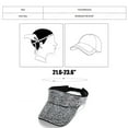 thumbnail image 3 of UJNDER Bling Rhinestones Sport Hats Adjustable Summer Cap Visor Caps for Unisex Outdoor Activities and Fashionable Wear Silver, 3 of 6