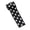 A003- C, variant on Black and White Striped Fabric Ribbon with Stitched Edges, 1 Roll, for Christmas Tree and Gift Wrapping Decoration