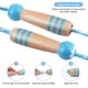 thumbnail image 5 of Cuerda de saltar para niños de color azul con mango de madera decorada con dibujos animados, cuerda ajustable para niños y niñas para deportes, 2,6 m, regalo de fiesta de cumpleaños de Navidad, 5 of 5