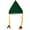 green, variant on Oktoberfest Braided Hat German Bavarian Festival Headwear for Themed Events 62cm