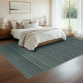 thumbnail image 5 of Garvee 5'x7' Modern Stripe Area Rug, Washable Neutral Printed Carpet with Non Slip Rubber Backing, Stain Resistant Accent Floor Carpet for Living Room, Bedroom, Home Office, Blue, 5 of 9