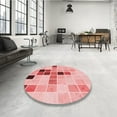 thumbnail image 4 of Ahgly Company Machine Washable Indoor Rectangle Transitional Pink Area Rugs, 6' x 9', 4 of 7