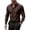 Coffee, variant on KXDMNE Mens Long Sleeve Button Down Shirt - Slim Fit Polyester Lapel Business Dress Shirt Casual Formal Workwear for All Year, Navy, XL