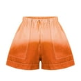 thumbnail image 6 of JINMGG Shorts for Women Clearance $5 Womens Comfy Summer Tie-Dye Shorts Drawstring Elastic Waist Pockets Casual Pants Orange S, 6 of 6