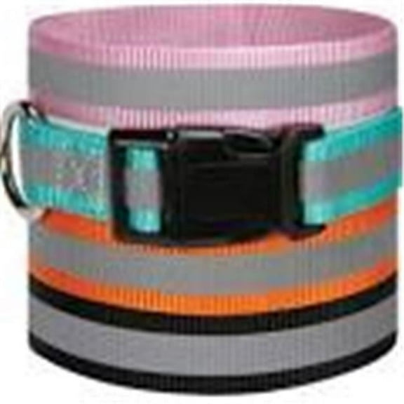 Pet Edge Guardian Gear Reflective Collar - Orange - 10-16in