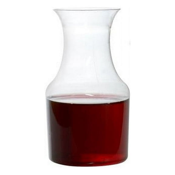 Fineline Settings 7.5oz. Clear Plastic Barware Mini Wine Pitcher (Caraffe) 6ct.