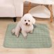 thumbnail image 4 of Colchoneta lavable de pana para mascotas | Colchoneta cálida para perros y gatos | 50 x 40 cm | Colchoneta de una pieza en verde, 4 of 6