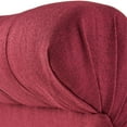 thumbnail image 6 of Noble House Cullon Contemporary Fabric Dining Chairs, Set of 2, Deep Red, 6 of 6