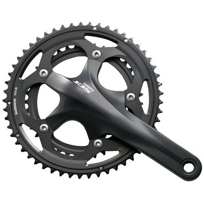 Shimano Fc 5700 105 Standard Crankset Black 170 Mm 53 39t 10 Speed Walmart Com Walmart Com
