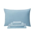 thumbnail image 2 of Set de Cama Mainstays Individual Liso Azul 5 Piezas, 2 of 4