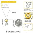 thumbnail image 6 of Beautlace Rose Love Necklace,925 Sterling Silver Birthstone Pendant Necklace Jewelry Birthday Christmas Valentines Mother's Day Gifts for Women Mom, 6 of 9