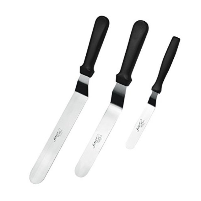 Ateco Ultra Offset Spatula 3 Piece Set; Top Sellers 1305 4.25 Inch