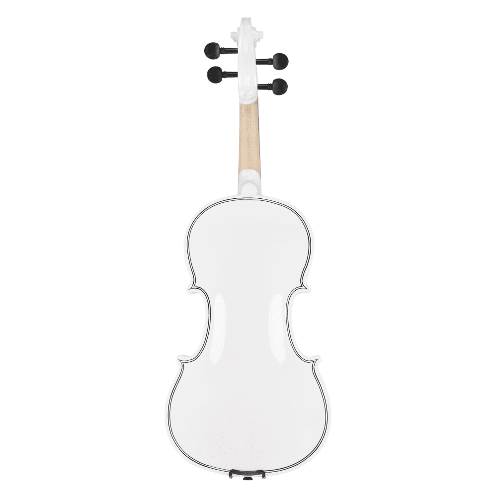 Tcbosik 4/4 Full Size Violin with Sordine, Hard Case and Other Accessories Included, Fiddle Beginner Starter Kit, White