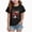 A647-Black, variant on NOLDARES Christmas Shirts for Girls Xmas Santa Graphic Tshirts Cotton Short Sleeve Merry Holidays Print Tee,A647-Red