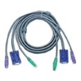 thumbnail image 3 of ATEN 2L-1003P/C - Câble Clavier / Vidéo / Souris (KVM) - PS/2, HD-15 (VGA) à PS/2, HD-15 (VGA) - 10 Pieds - pour MasterView CS-124A, CS-172; MasterView Lite CS142; MasterView Plus CS138A, 3 of 8
