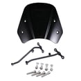 thumbnail image 2 of Deflector de viento para motocicleta Zulema parabrisas negro, 2 of 6