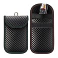 thumbnail image 2 of AQGT 2 Pack Faraday Bag Key Fob Protector RFID Signal Blocking Key Bag Anti-theft Car Key Case Carbon Fiber Multi-Functional Compatibility Faraday Cage Protector, 2 of 8