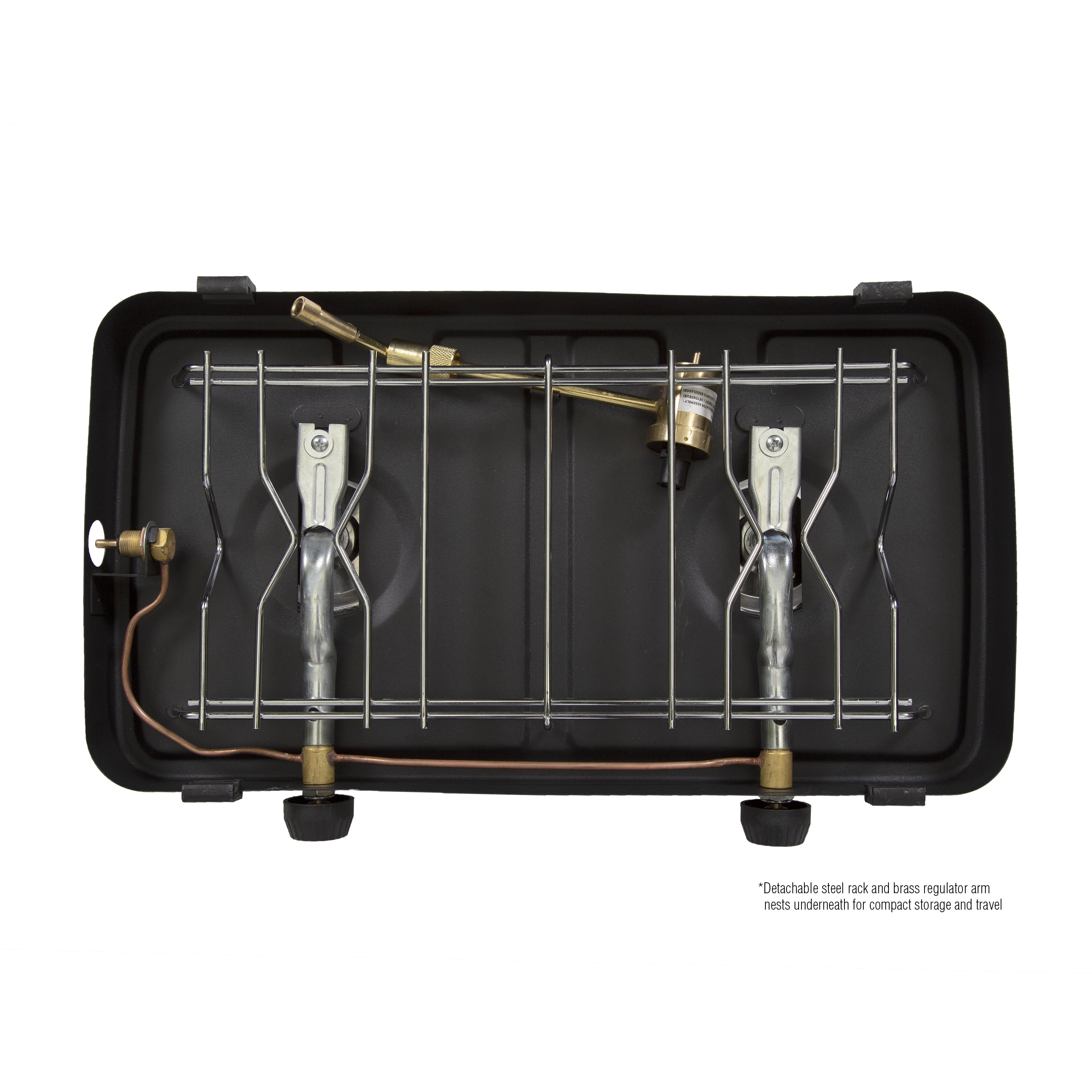 Stansport 2-Burner Regulated Propane Camp Stove