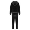 thumbnail image 4 of Yuyuzo Velour Tracksuit Womens Sweatsuits Set 2 Piece Zip up Hooded Jackets Sweatpants Track Suits Outfits, 4 of 7