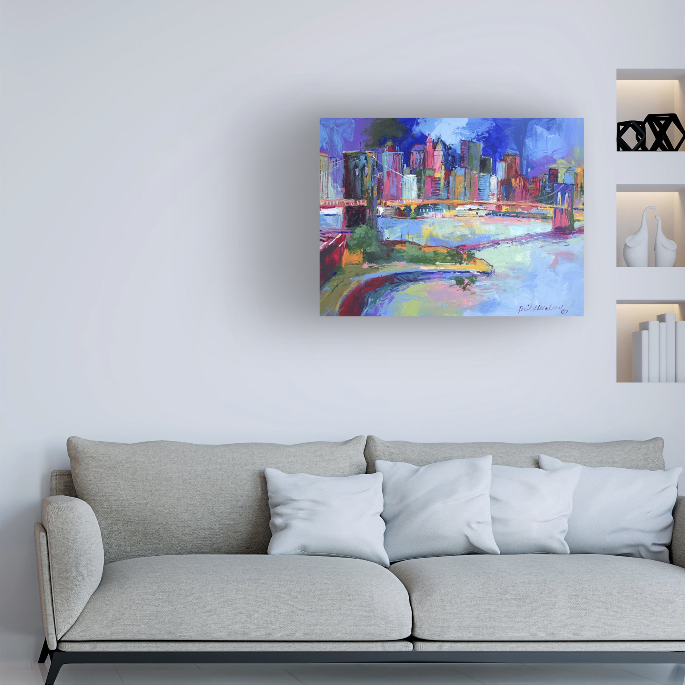 Richard Wallich 'Brooklyn' Canvas Art