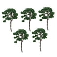 thumbnail image 3 of 2x 5X 1: 100 Modelo de árboles 10 Cm Fit Escala Ferrocarriles Modelo de Construcción Diseño 13 Elección Zulema 10pcs Dark Green Tree Diorama, 3 of 8