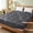 Gray, variant on Bamboo Fiber High Fluffy Mattress, Breathable Sweat Absorbent Pressure Relief Pad, Soft Skin-Friendly Durable Washable Mattress Protector, Large Deep Pocket, Suitable For Home Camping RV(Grey,Twin)