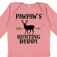 thumbnail image 4 of Inktastic Pawpaw Hunting Buddy Bow Hunter Boys or Girls Long Sleeve Baby Bodysuit, 4 of 5