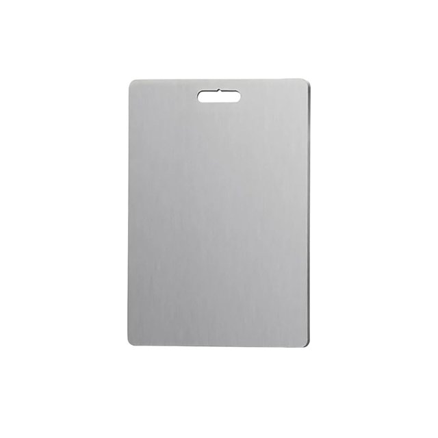 Precio reducido por tiempo limitado!Tabla de cortar de acero inoxidable Tabla de cortar de cocina de acero inoxidable Filo Higiénico Durabilidad Grado alimenticio, uso doméstico, antideslizante