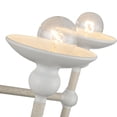 thumbnail image 4 of Alora Lighting CH343625MWCN Nadine 4 Light 25" Wide Chandelier - Matte White / Natural, 4 of 5