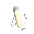 thumbnail image 3 of Motion Sensor Light Indoor LED | USB Rechargeable Stick-On Stair Lights | Compact Table & Wall Lamp | Soft Eye-Care Night Light for Cabinets, Bedroom, Study | White Plastic | 1 Pc | 5.9x1.9x1.6 in, 3 of 9