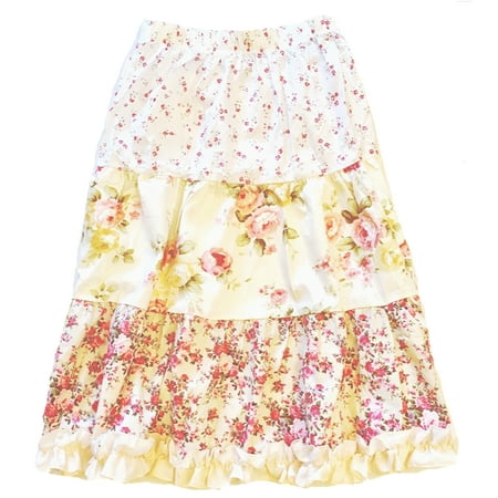 Cargo Girls Skirt - Girls' Floral Peasant Skirt