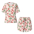 thumbnail image 4 of Xecao Strawberry And Flowers print Swimsuit for women, Summer-ready, sporty style.Quick-dry fabric. Many sizes & colors., 4 of 9