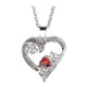 thumbnail image 2 of Collar para mujer, joyería para mujer, joyería para mujer, colgante de cristal en forma de corazón, dedo para hombre, joyería para mujer, anillos de regalo, el collar, 2 of 5